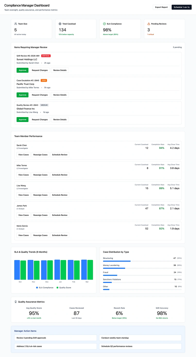 Command Palette showing keyboard-driven navigation with Cmd+K