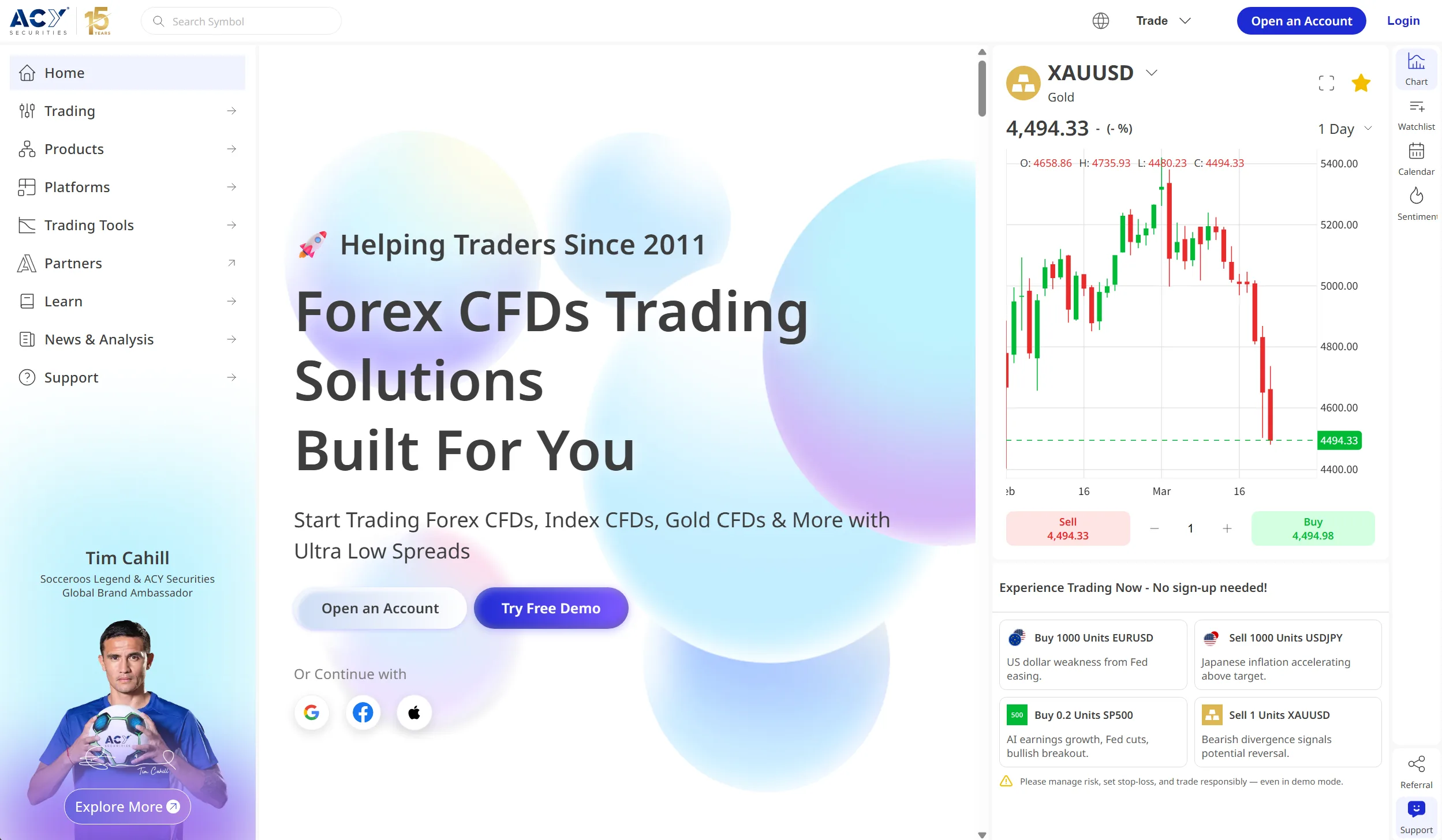 ACY Securities — Enterprise FinTech Design System